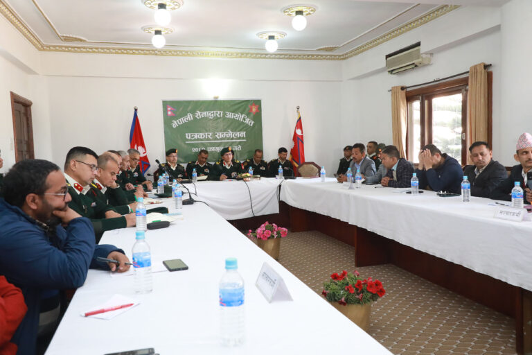 nepali sena press meet